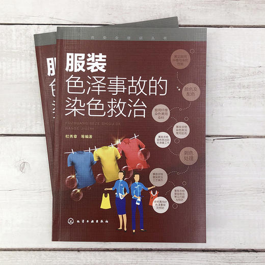 正版 洗衣店工具书 服装色泽事故的染色救治 杜秀章 服装复染方法服装色泽复染救治 服用纤维与染色 洗衣店员工开店学习参考书 商品图2