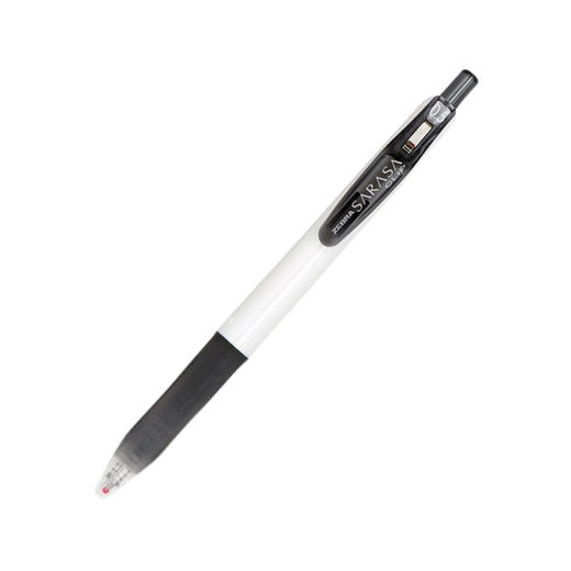 斑马中性笔JJZ15W-BK子弹头按压签字笔大容量学生办公走珠笔 商品图0