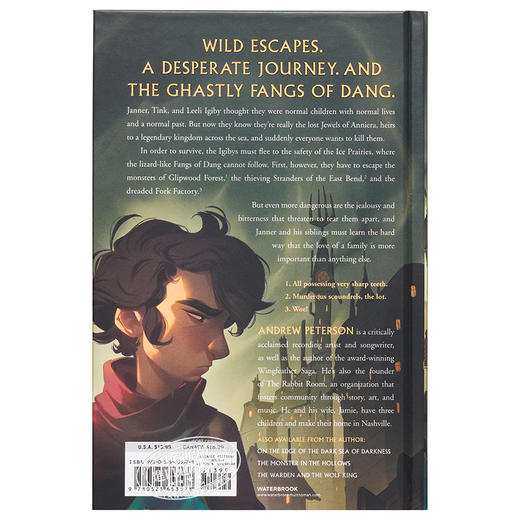 【中商原版】羽翼传奇2 英文原版 The Wingfeather Saga 02 North! Or Be Eaten Andrew Peterson 青少年奇幻小说 商品图1