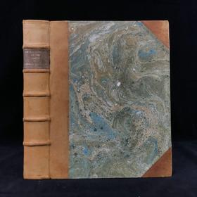 1816年 伯内特主教《地球的神圣理论》 16幅版画插图 精装16开