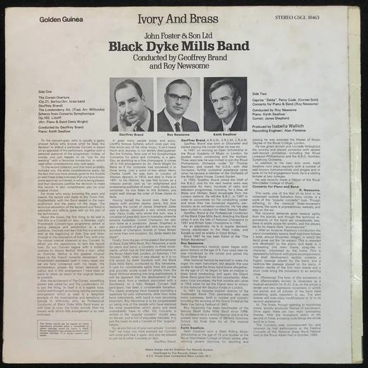 LP黑胶唱片 黑堤磨坊铜管乐团《象牙和铜管乐》 商品图1