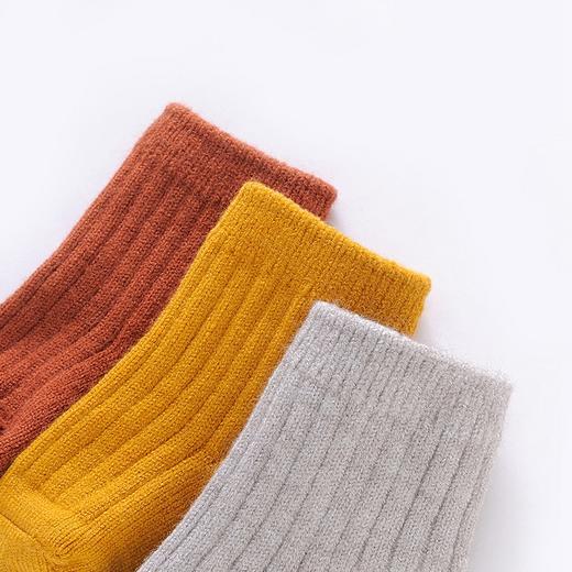 英氏-鞋袜类（冬）E1厚袜(3双装）英氏白11CM 商品图3