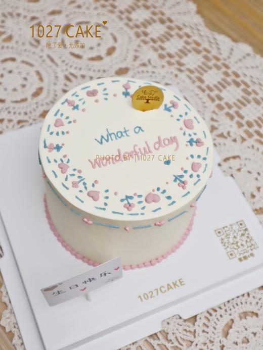 1027CAKE|   小清新 手绘 简约款 商品图1