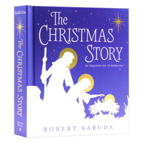 圣诞故事 英文原版绘本 The Christmas Story 精装立体翻翻书 英文版儿童英语图画书 进口原版书籍 Robert Sabuda