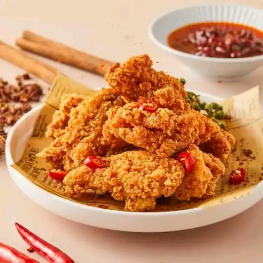 【第二件立减20元】圣农脆皮炸鸡原汁原味秘制川辣味250g*4包 商品图1