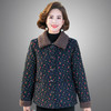 妈妈颗粒绒棉衣中老年女装碎花小棉袄奶奶装加肥大码棉服老人衣服 TYWF-A091EEBQ055 商品缩略图3