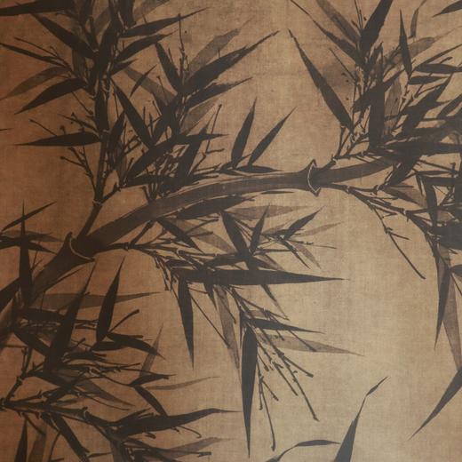 【定制书画】（北宋）文同《墨竹图》绢本 立轴 馆藏书画高仿复制艺术品（付款后28天内发货） 商品图3