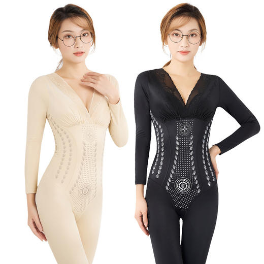 长袖长裤连体塑身衣收腹提臀塑形收胃束身衣女生体雕 BLJ8218 商品图2