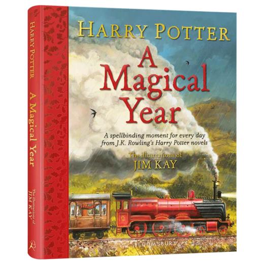 哈利波特 魔法之年 神奇的一年 英文原版 Harry Potter A Magical Year 英文版艺术插画集 JK罗琳进口英语书哈利波特周边 商品图0
