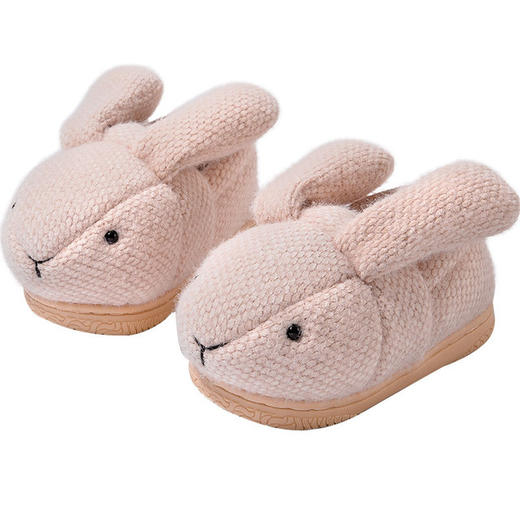 【柔软又Q弹 贴合宝宝脚型】儿童棉拖鞋冬季新款宝宝棉鞋包跟可爱卡通兔女童家居防滑棉鞋拖鞋 商品图4