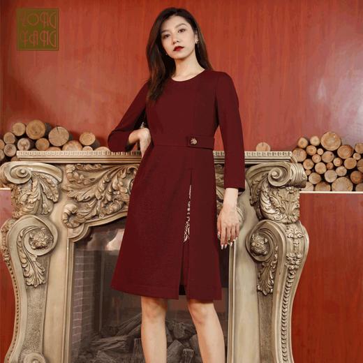 宗洋长袖气质款女士连衣裙BDK1ST7709-61 商品图0