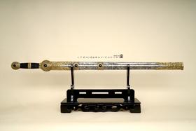 三希堂 乌骓系列 陨铁天玑剑  未开刃