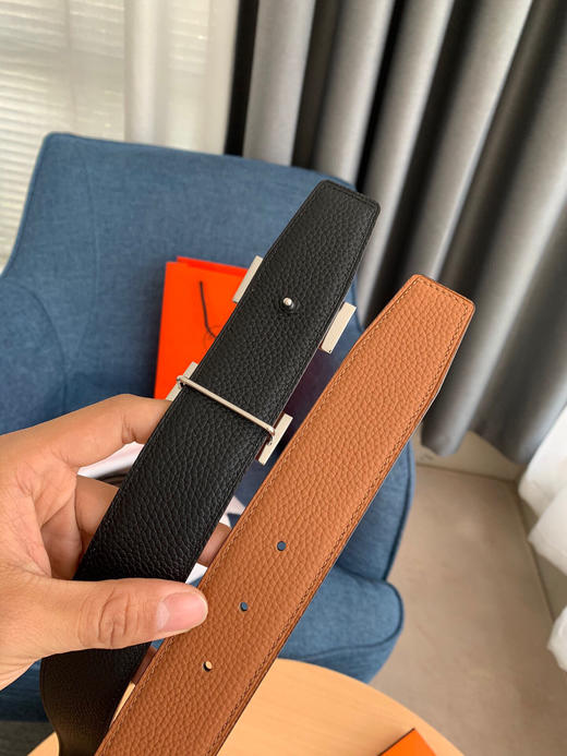 秋冬特价💰350 爱马仕 男士腰带 CONSTANCE BELT BUCKLE 商品图3