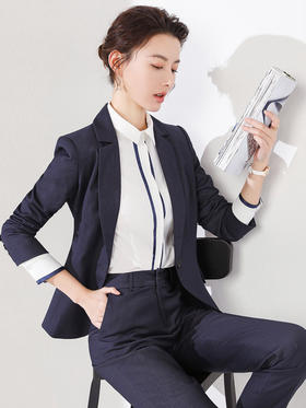 高端西装外套女气质正装短款职业装西服套装春秋上衣小个子工作服