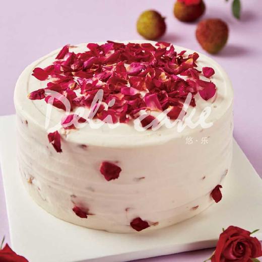 玫瑰荔枝蛋糕