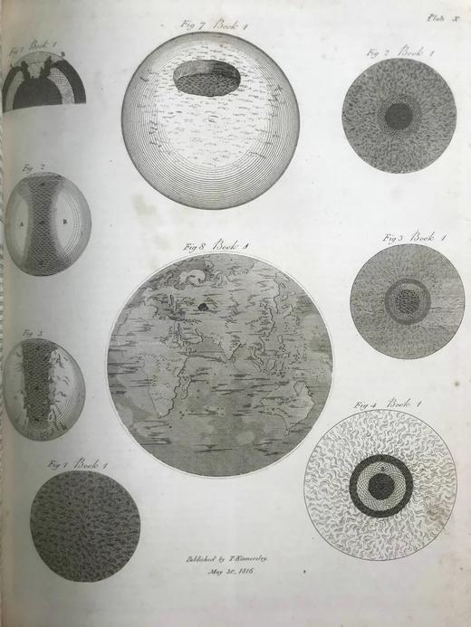 1816年 伯内特主教《地球的神圣理论》 16幅版画插图 精装16开 商品图6