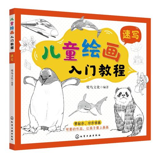 儿童绘画入门教程 速写 儿童零基础自学速写教材画谱 动物花鸟蔬果山水画法 少儿学铅笔画基础技法教材书 中国速写传统绘画教程书 商品图0