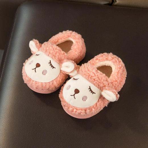 【防滑防撞 让宝宝放心行走】小鹿米利 儿童棉拖鞋男女童秋冬室内1-3岁宝宝儿童棉鞋毛毛鞋可爱 商品图9