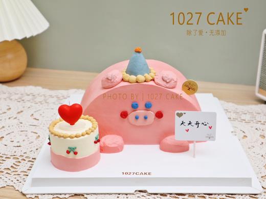 1027CAKE |  复古ins风 猪猪过生日 商品图0