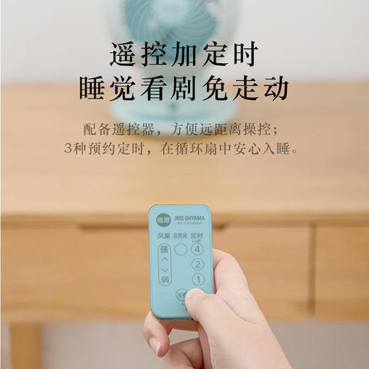 日本IRIS爱丽思空气循环扇台式涡轮对流电扇家用电风扇静音 商品图1