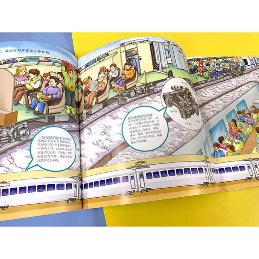 交通工具科普绘本 动车 3-6-8岁儿童趣味读物交通工具动车知识绘本 有趣故事丰富知识交通工具百科知识专注力培养孩子兴趣益智绘本 商品图4