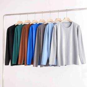 男款德绒3.0版蚕丝恒温衣（圆领）