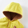 英氏-童衣类（冬）E1连梭帽马夹桔黄110CM 商品缩略图3