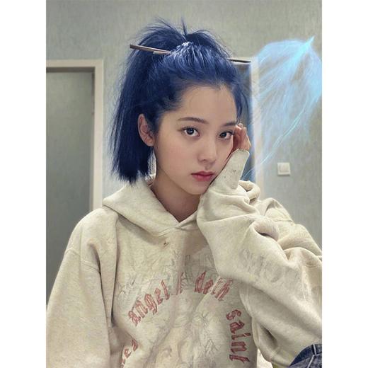 欧阳娜娜同款古着vintage涂鸦卫衣连帽女春款复古印花高街衫外套圣诞礼物 商品图4