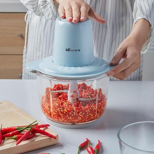 小熊（Bear）绞肉机家用电动玻璃多能料理机绞馅机碎肉打肉机切菜搅拌机QSJ-C03B1 商品图2