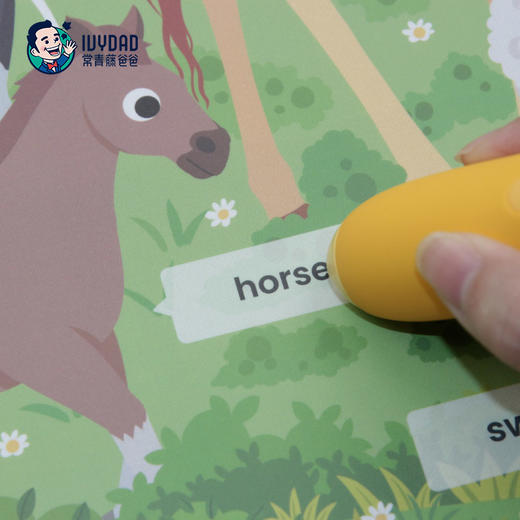 【12张】常小吖英语早教启蒙点读挂图，选词生活化，精准匹配宝宝日常 商品图3