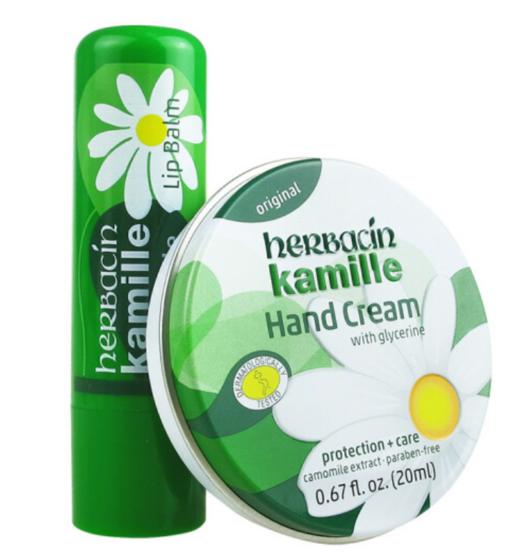 小甘菊敏感修护唇膏4.8g+经典护手霜20g 商品图0