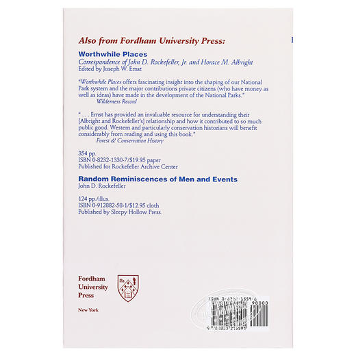 预售 【中商原版】Dear Father, Dear Son 英文原版 亲爱的父亲，亲爱的儿子：洛克菲勒父子的通信 J.W. Ernst 商品图1