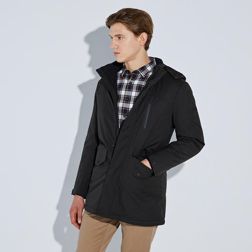 GOOD LUCK/德鲨三色可选连帽白鸭绒羽绒服L296591 商品图2