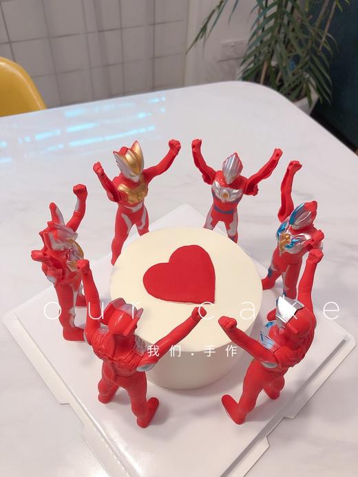 奥特曼祝大家发财蛋糕-低糖处理无添加 商品图2