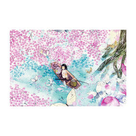 【折扣商品 不退不换】600片 平面拼图 塑料拼图 H2574 海居民- 樱花之旅