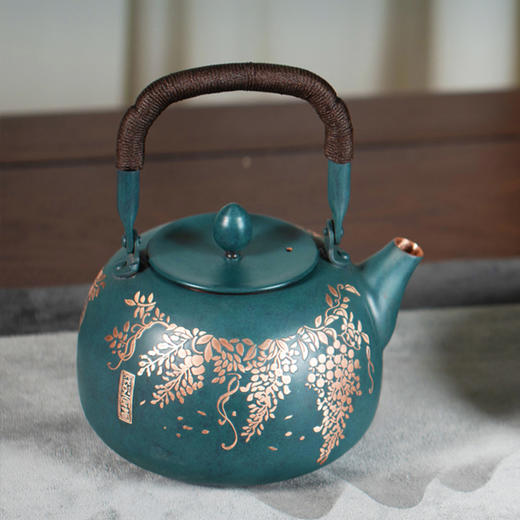 朱炳仁丨春喜壶 铜茶壶 800ml 单壶       商品图0