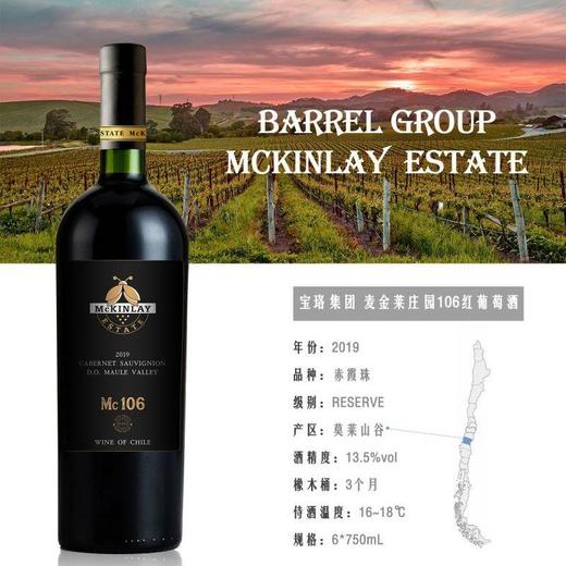 智利麦金莱庄园106红葡萄酒 750ml 商品图1