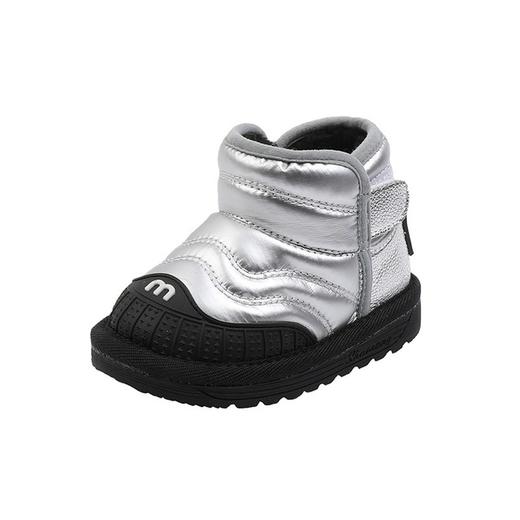 宝宝雪地靴小童加绒棉鞋2021年新款儿童靴子学步鞋冬季保暖鞋子男女童短靴 商品图4