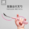 【双十一特价】octoto儿童不锈钢勺子叉子套装宝宝学吃饭训练饭勺便携辅食勺餐具 商品缩略图1