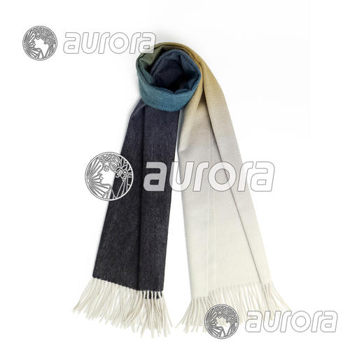 多色渐变羊绒大围巾 披肩 商品图4