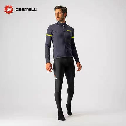 正品22蝎子castelli Fondo2 男款春秋微绒长袖骑行服保暖 商品图5