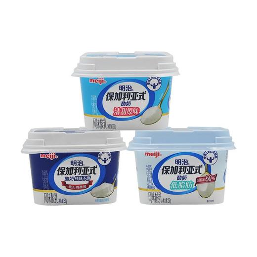明治（Meiji） 保加利亚式酸奶 含50%复原乳 150g（杯） 商品图0