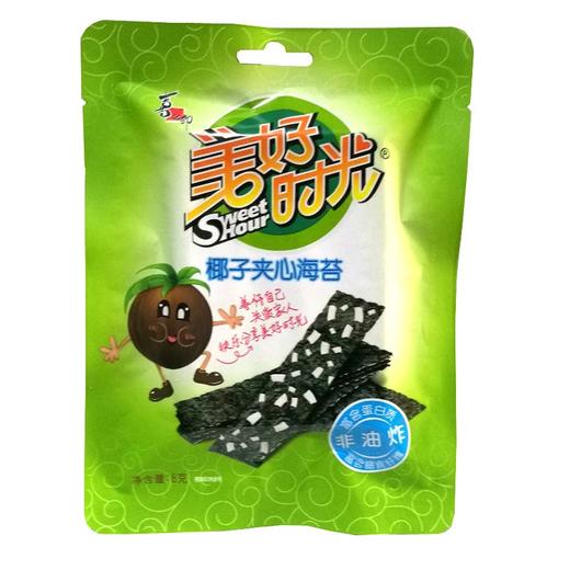 美好时光椰子夹心海苔8g袋