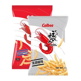 Calbee黑胡椒味虾条70g