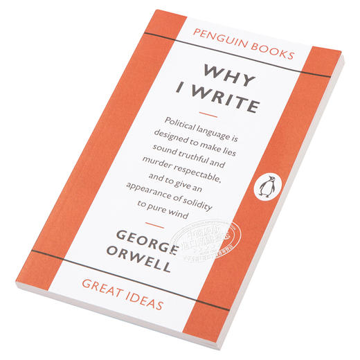 【中商原版】乔治·奥威尔：我为什么要写作 英文原版 Penguin Great Ideas : Why I Write George Orwell 商品图2