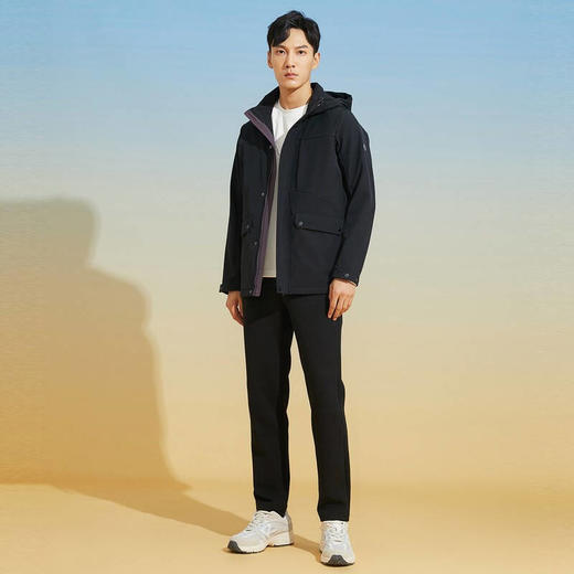 RAPIDO雳霹道2021秋季男士中长款工装风摇粒绒复合夹克CN1839J375 商品图3