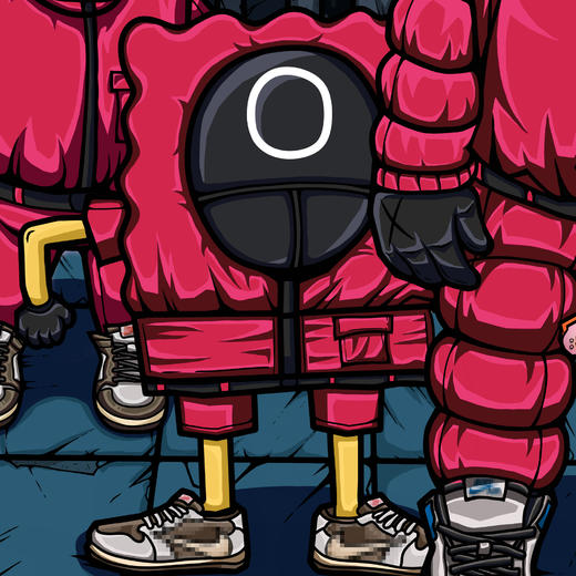 收藏系列《xx游戏Q》 别名：第六人 潮流艺术版画 52.5*72.5cm 商品图2