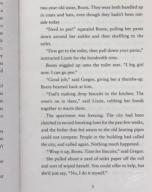 【中商原版】地下城3：温血诅咒 英文原版 GREGOR & CURSE 商品图5