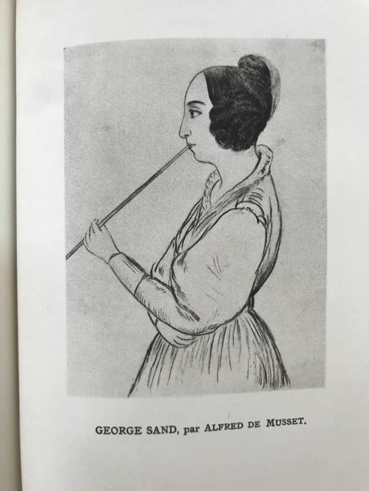 【法语】1929年 缪塞《文学评论集》 8幅插图 真皮精装18开 商品图10