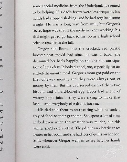 【中商原版】地下城3：温血诅咒 英文原版 GREGOR & CURSE 商品图6